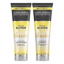 John Frieda, Pura Rubia, Aclara El Champú Y El Acondicionado