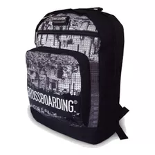 Mochila Porta Notebook Bross Brs-8729 Brossboarding Negro Color Negro/negro Diseño De La Tela No Aplica