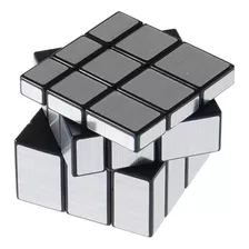 Cubo Rubik Qiyi Mirror 3x3 Speed Plateado Original 