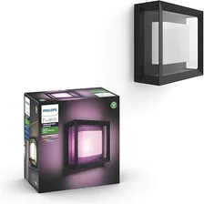 Philips Hue Econic Aplique Cuadrado Led Inteligente Negro