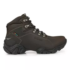 Borcego Cuero Hombre Bota Zapatilla Briganti Trekking Kang