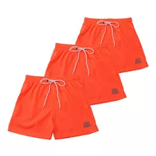 Shorts Infantil Juvenil Masculino Kit 3 Lançamento Bermuda