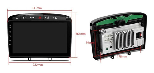 Peugeot 308 / 408 / Rcz Gps Carplay Android Radio Touch Hd Foto 9