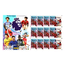 1 Álbum Premier League 2023-2024 + 50 Figurinhas (10 Env)