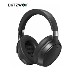 Fone Blitzwolf Bw-hp5 Bluetooth Anc -40db Bateria 75h No Br Cor Preto