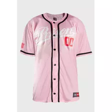 Camisa De Baseball Prison Nyc 00 Pink