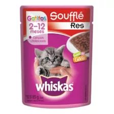 Whiskas Alimento Húmedo Para Gatos Salmón 8 Sobres 85gr C/u
