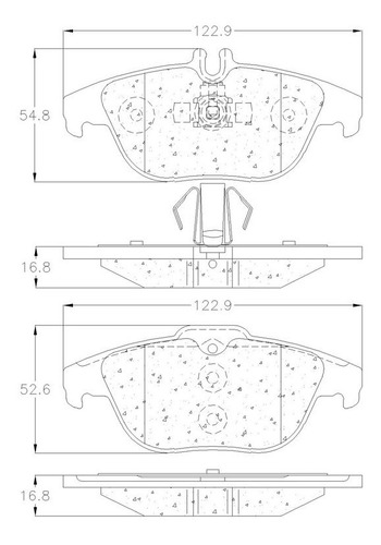 Balata Trasera Mercedes-benz C200 2010-2015 Foto 2