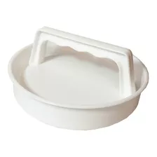 Molde Para Hacer Hamburguesas Caseras Plástico Manual 12cm Color Blanco