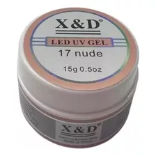 Gel X&d Para Unhas Led Uv -17 Nude-15g