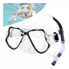 Set Máscara Buceo + Snorkel Adulto