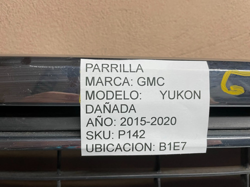 Parrilla Gmc Yukon 2015 2016 2017 2018 2019 2020 Daada Foto 5