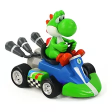 Figura Mario Kart Carro Fricción Niños Juguete Yoshi Gde