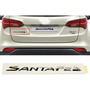Emblema En Letras Hyundai Santafe Mod: 2005 A 2013 Hyundai Veracruz
