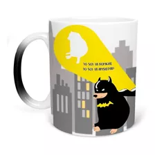 Taza Mágica Sublimada 315 Ml Cheems Meme Batman Café Té 