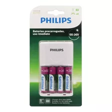 4 Pilha + Carregador Usb Sony Aa 2500mah Bcg-34hhu4g P/xbox