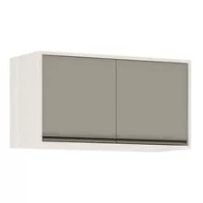 Armário Aéreo Cozinha 80cm 2 Portas Línea Glamour Luciane