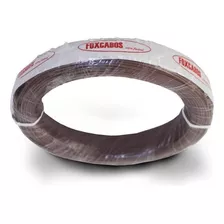 Rolo Fio Cabo 0,75mm (18 Awg) 100 Mts Cabinho Extra Flexível Cor Marrom