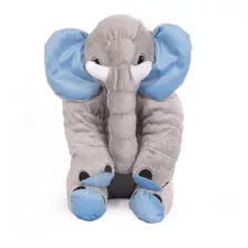 Elefante De Pelúcia P/ Sono Do Bebê Decoração Confortável P