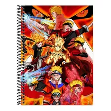 Caderno Escolar Universitário 20 Mat 400fls Naruto Uzumaki