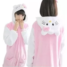 Kigurumi Pijama De Hello Kitty Microplush Polar Soft 