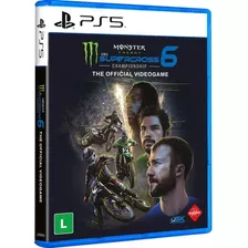 Jogo Monster Energy Supercross 6 Ps5 Midia Fisica Milestone