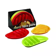 Arrow Home Products 10109 Fiesta Taco Plate, Paquete De 12, 