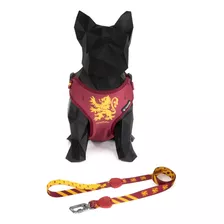 Peitoral Air Harry Potter Grifinória Coleira Guia Cachorro