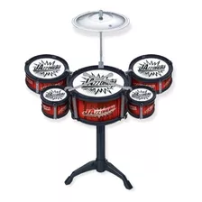 Bateria Infantil Musical Baqueta Tambores Rock Brinquedo 