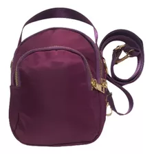 Preciosa Bolsa Crossbody Porta Celular Color Liso