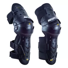 Rodilleras Enduro Motocross Articulable Wirtz Elevate Color Negro Talle S/m