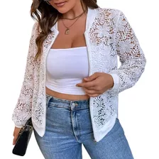 Campera De Encaje Elastizadatalles Del S Al 4xl