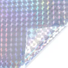 Vinil Adesivo Holográfico Triângulo 50x100cm