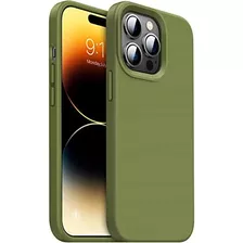 Funda Ouxul Para iPhone 14 Pro Shockpr Green