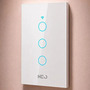 Interruptor Inteligente Smart Wi-fi 2.4 Ghz Alexa Google 3 Botões 4x2 Bivolt Branco Cod: 291990392 Neo Avant Branco 3 127/220v