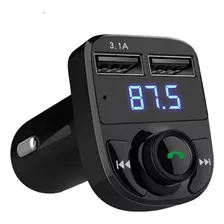 Receptor Bluetooth Para Auto Transmisor Fm Mp3 Carga Usb