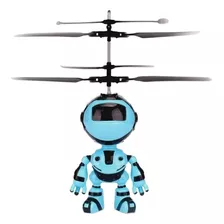Mini Drone Robô Voador Com Sensor De Mão Flutuante Azul