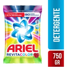 Detergente En Polvo Ariel Revitacolor 750gr