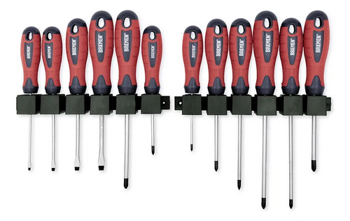 Kit Destornillador Bremen 12 Pz Phillips Plano 7801 Dgm