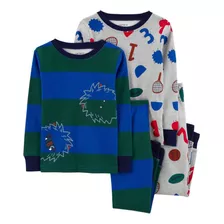 Pijama Infantil Menino Carters 4 Peças 12m A 14anos