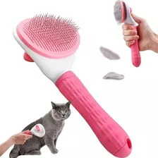 Cepillo De Pelo Gato, Perro, Mascota Con Boton Limpieza