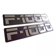 Emblema Ford F1000 93/96 Peça Qualidade Par Confira ( F-1000