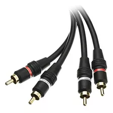 Cables Rca - 12-foot Rca Stereo Audio Cable, Dual Rca Male, 