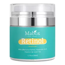 Creme Facial Hidratante Verde Mabox Retinol 2,5% 3 Peças 