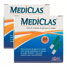 Tiras Reactivas Glucometro Mediclas 100 Unidades
