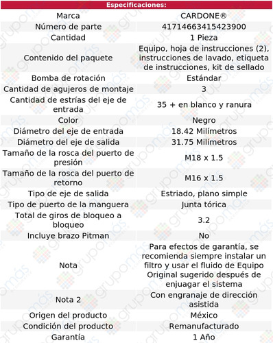 1 Caja Direccin Hidrulica Yukon V8 5.7l 98 Al 00 Reman Foto 4