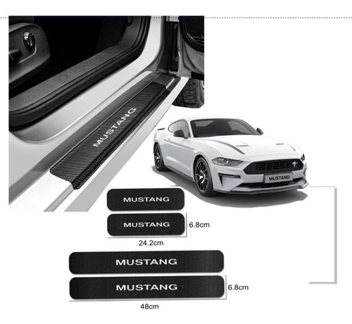 Sticker Proteccin De Estribos Ford Mustang Foto 2