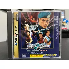 Jogo Street Fighter Real Battle On Film Sega Saturn Original