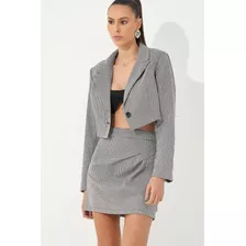 Blazer Com Aplicação Colcci