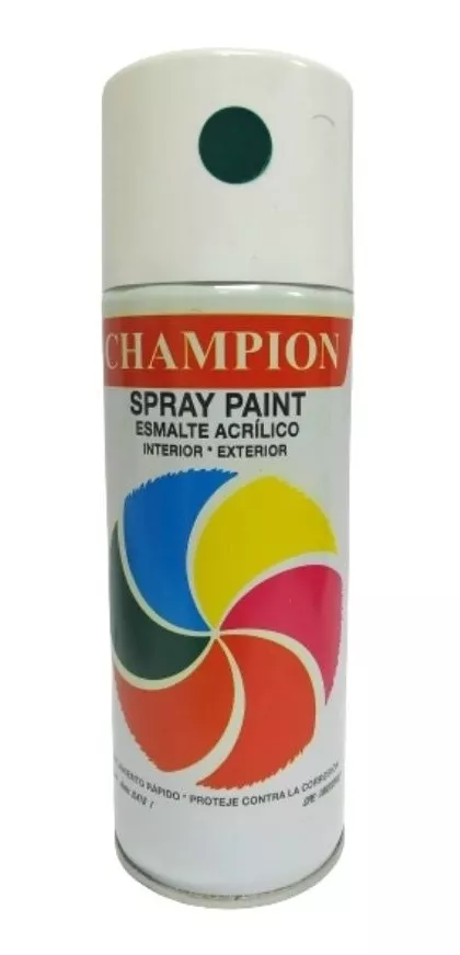Pintura Spray Esmalte Acrílico Color Verde Bosque Champion